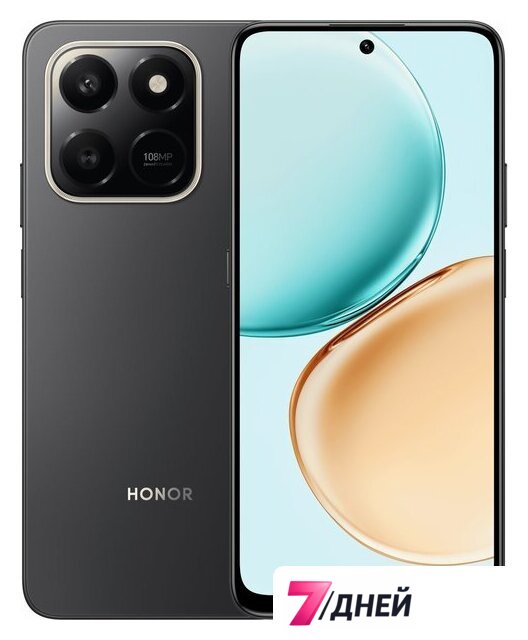 Телефон HONOR X7d LGN-LX1 8GB/128GB международная версия (вельветовый черный) - Изображение №1 — Интернет-магазин 7 дней