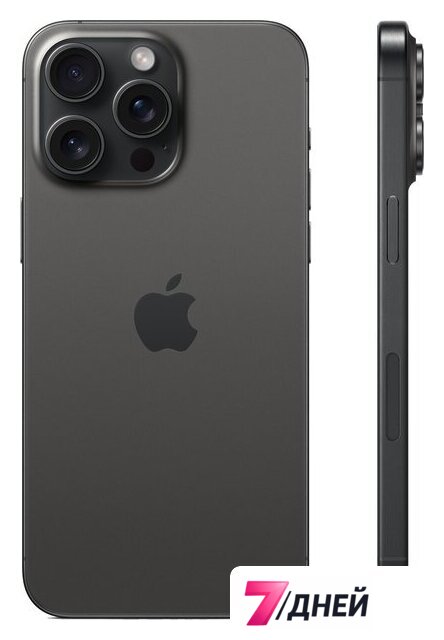 Телефон Apple iPhone 15 Pro Max eSIM 256GB (черный титан) - Изображение №2 — Интернет-магазин 7 дней