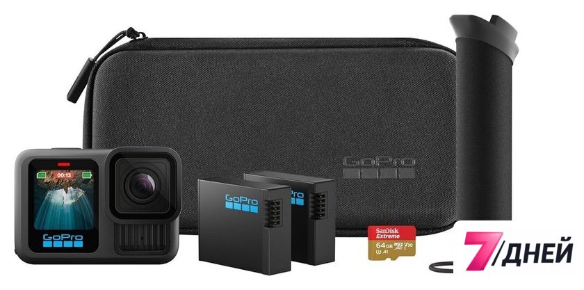 Экшен-камера GoPro HERO13 Black + Accessories Bundle - Изображение №1 — Интернет-магазин 7 дней