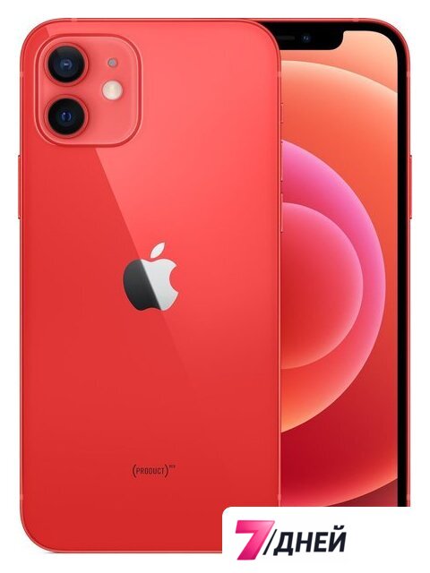 Телефон Apple iPhone 12 256GB (PRODUCT)RED - Изображение №1 — Интернет-магазин 7 дней