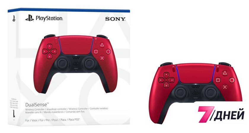 Геймпад Sony DualSense (вулканический красный) - Изображение №4 — Интернет-магазин 7 дней