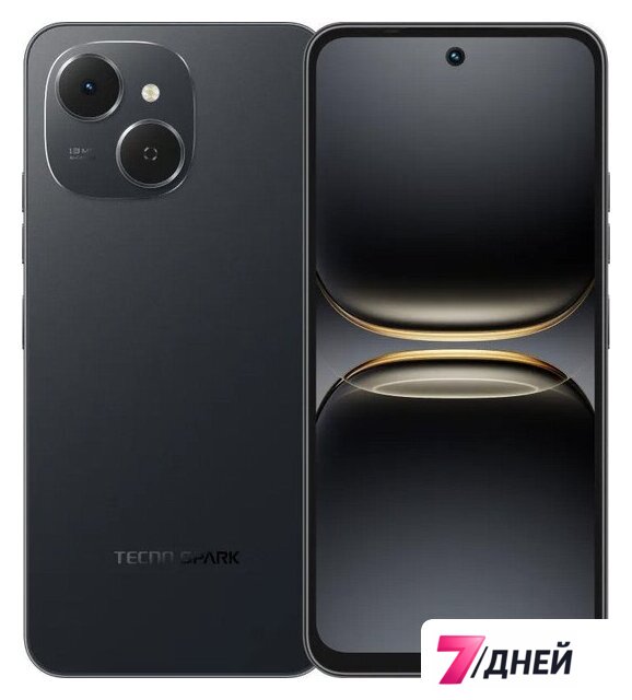Телефон Tecno Spark 40C 4GB/128GB (черный) - Изображение №1 — Интернет-магазин 7 дней