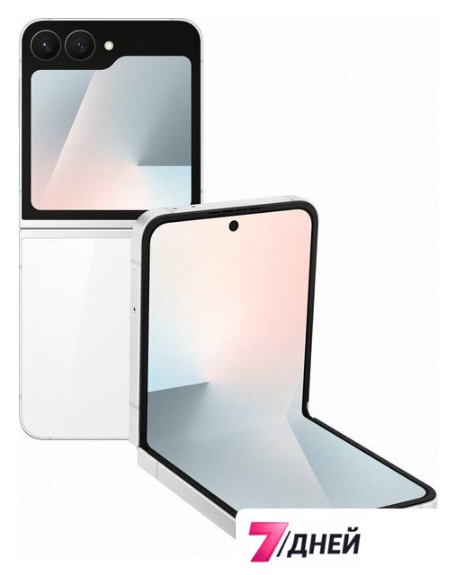 Телефон Samsung Galaxy Z Flip7 FE SM-F761B 8GB/256GB (белый) - Изображение №1 — Интернет-магазин 7 дней