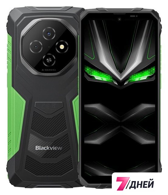 Телефон Blackview Fort 1 4GB/128GB (зеленый) - Изображение №1 — Интернет-магазин 7 дней