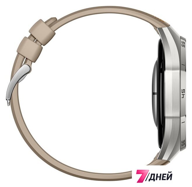 Умные часы Huawei Watch GT 6 Pro 46 мм (серебристый, с коричневым плетеным ремешком, международная версия) - Изображение №6 — Интернет-магазин 7 дней