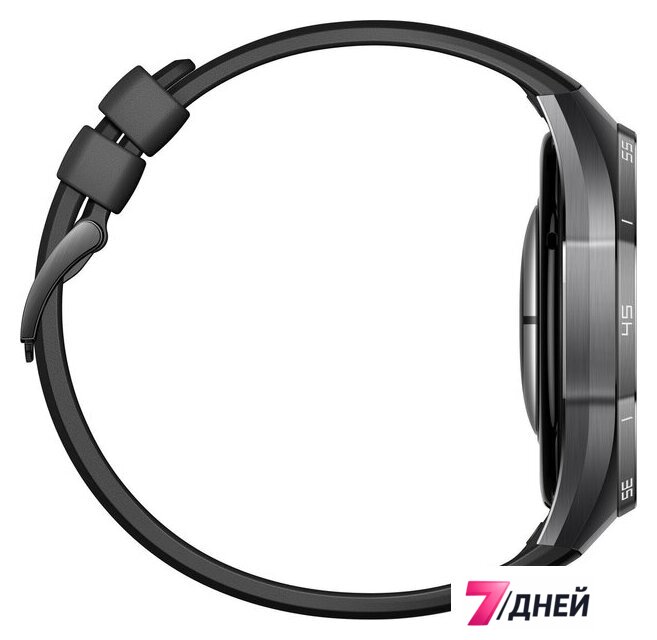 Умные часы Huawei Watch GT 6 Pro 46 мм (черный, с черным силиконовым ремешком, международная версия) - Изображение №6 — Интернет-магазин 7 дней