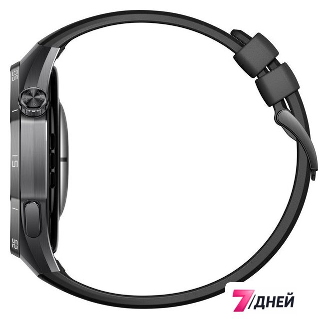 Умные часы Huawei Watch GT 6 Pro 46 мм (черный, с черным силиконовым ремешком, международная версия) - Изображение №5 — Интернет-магазин 7 дней