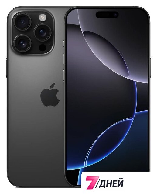 Телефон Apple iPhone 16 Pro Max Dual SIM 256GB (черный титан) - Изображение №1 — Интернет-магазин 7 дней