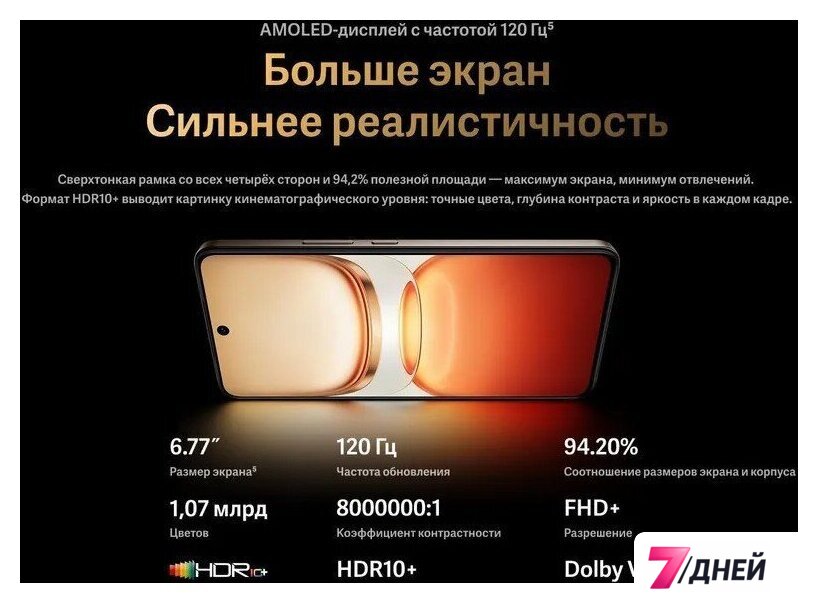 Телефон iQOO Z10R 8GB/256GB международная версия (насыщенный черный) - Изображение №8 — Интернет-магазин 7 дней