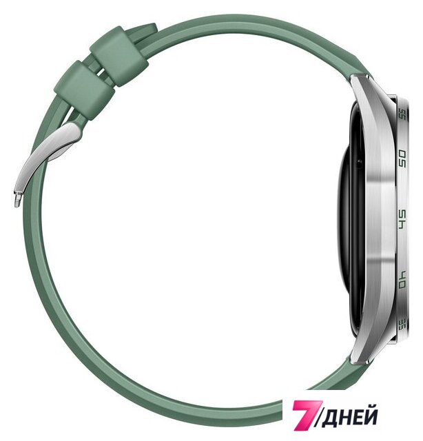 Умные часы Huawei Watch GT 6 46 мм (серебристый, с зеленым плетеным ремешком, международная версия) - Изображение №5 — Интернет-магазин 7 дней