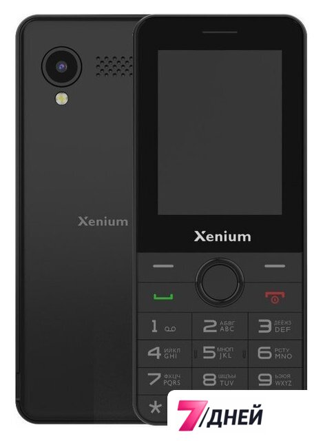 Кнопочный телефон Xenium X240 (черный) - Изображение №1 — Интернет-магазин 7 дней