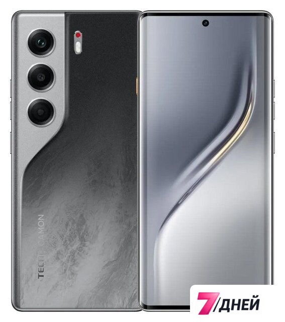 Телефон Tecno Camon 40 Pro 8GB/256GB (галактический черный) - Изображение №1 — Интернет-магазин 7 дней