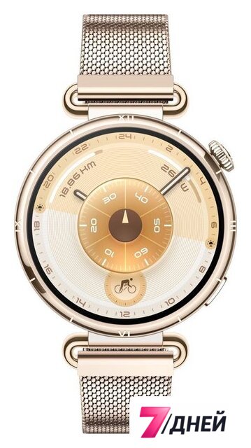 Умные часы Huawei Watch GT 6 41 мм (золотистый, с золотистым миланским браслетом, международная версия) - Изображение №2 — Интернет-магазин 7 дней