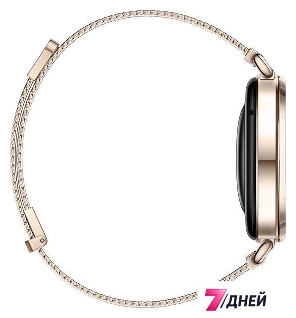 Умные часы Huawei Watch GT 6 41 мм (золотистый, с золотистым миланским браслетом, международная версия) - Изображение №6 — Интернет-магазин 7 дней