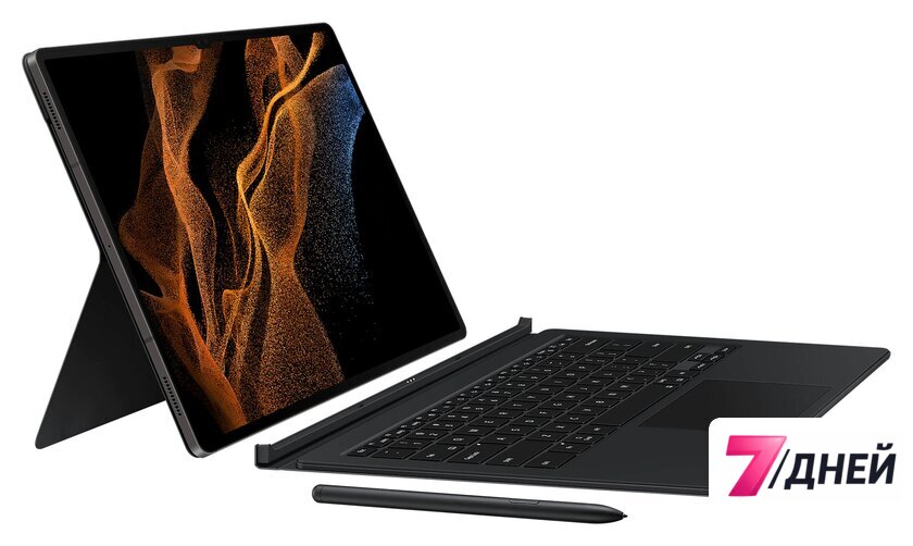 Чехол с клавиатурой Samsung Book Сover Keyboard для Samsung Tab S8 Ultra (черный) - Изображение №4 — Интернет-магазин 7 дней