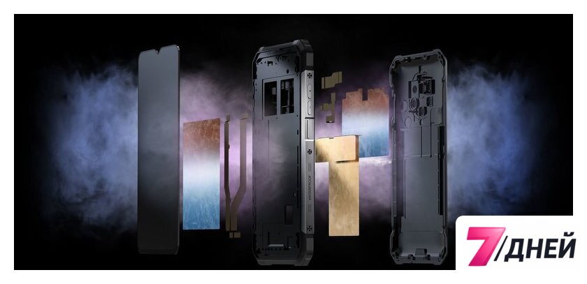Телефон Blackview BL8800 (черный) - Изображение №3 — Интернет-магазин 7 дней