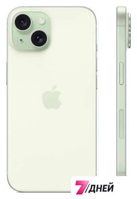 Телефон Apple iPhone 15 512GB (зеленый) - Изображение №2 — Интернет-магазин 7 дней