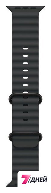 Умные часы Apple Watch Ultra 2 LTE 49 мм (титановый корпус, черный/черный, ремешок из эластомера) - Изображение №3 — Интернет-магазин 7 дней