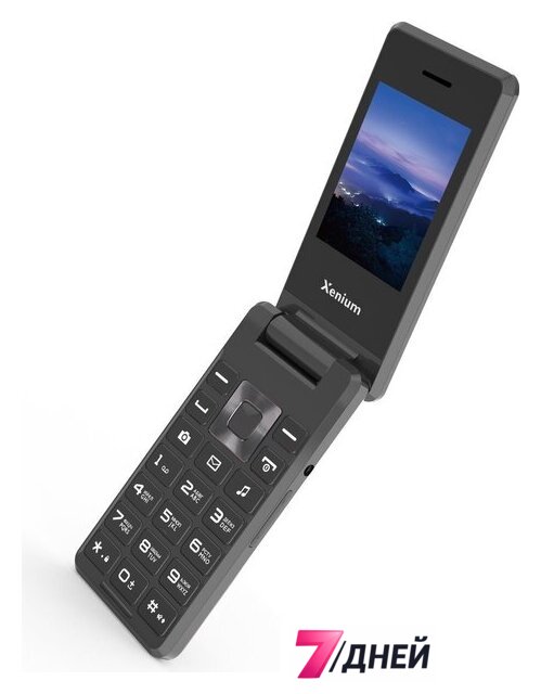 Кнопочный телефон Xenium X600 (темно-серый) - Изображение №8 — Интернет-магазин 7 дней