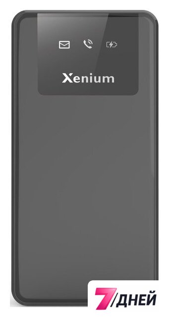 Кнопочный телефон Xenium X600 (темно-серый) - Изображение №3 — Интернет-магазин 7 дней