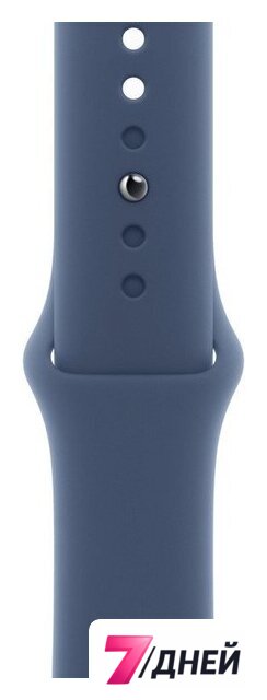 Умные часы Apple Watch SE 2 44 мм (алюминиевый корпус, серебристый/синий деним, спортивный силиконовый ремешок M/L) - Изображение №3 — Интернет-магазин 7 дней