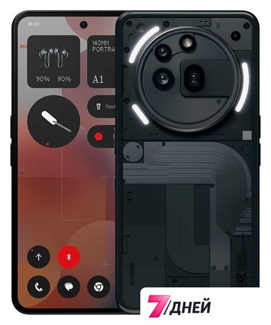 Телефон Nothing Phone (3a) Pro 12GB/256GB (черный) - Изображение №1 — Интернет-магазин 7 дней