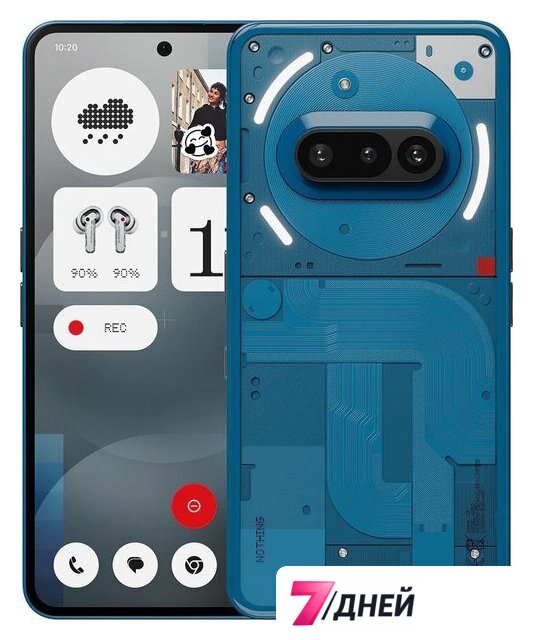 Телефон Nothing Phone (3a) 12GB/256GB (синий) - Изображение №1 — Интернет-магазин 7 дней