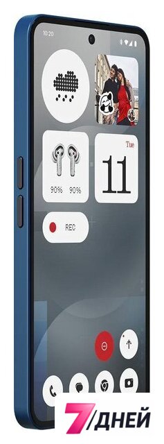Телефон Nothing Phone (3a) 12GB/256GB (синий) - Изображение №6 — Интернет-магазин 7 дней