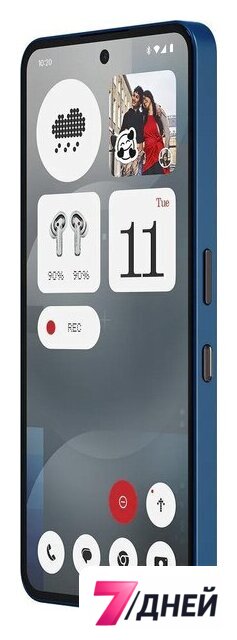 Телефон Nothing Phone (3a) 12GB/256GB (синий) - Изображение №5 — Интернет-магазин 7 дней