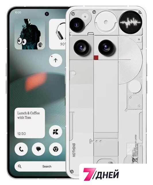 Телефон Nothing Phone (3) 12GB/256GB (белый) - Изображение №1 — Интернет-магазин 7 дней