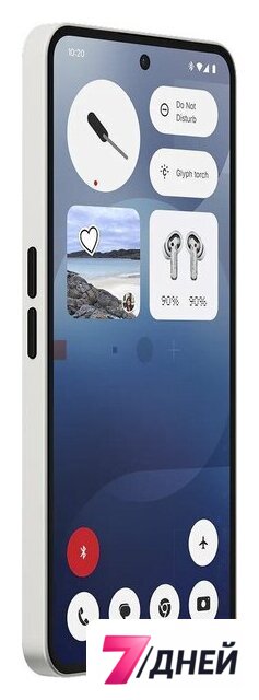 Телефон Nothing Phone (3a) 12GB/256GB (белый) - Изображение №6 — Интернет-магазин 7 дней