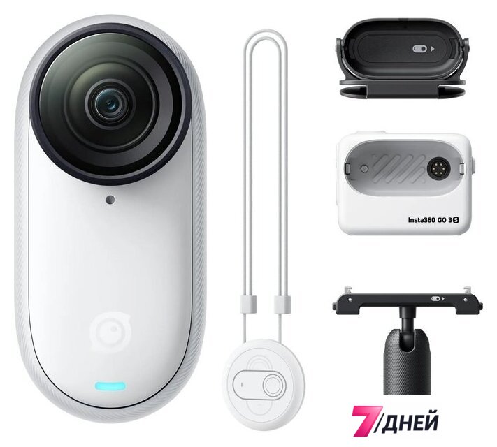 Экшен-камера Insta360 GO 3S 64GB (белый) - Изображение №4 — Интернет-магазин 7 дней