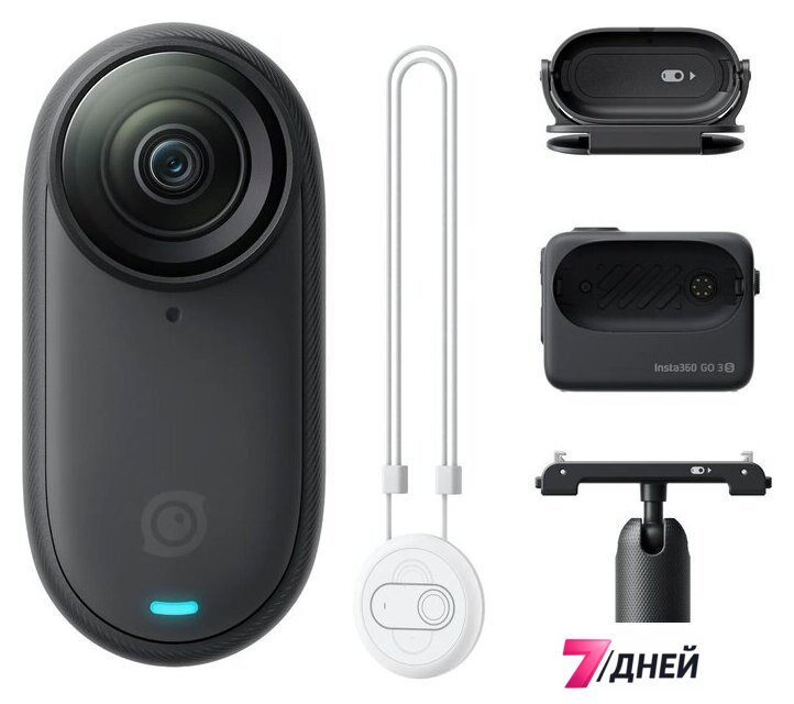 Экшен-камера Insta360 GO 3S 64GB (черный) - Изображение №4 — Интернет-магазин 7 дней