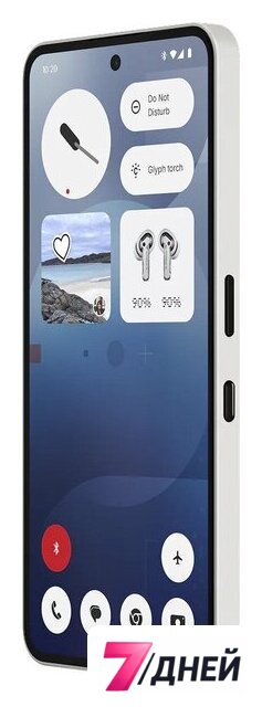Телефон Nothing Phone (3a) 8GB/128GB (белый) - Изображение №5 — Интернет-магазин 7 дней