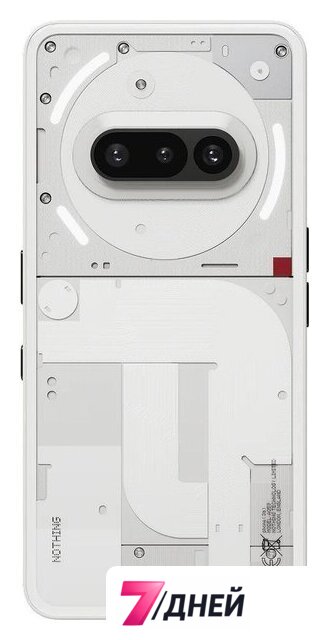 Телефон Nothing Phone (3a) 8GB/128GB (белый) - Изображение №3 — Интернет-магазин 7 дней