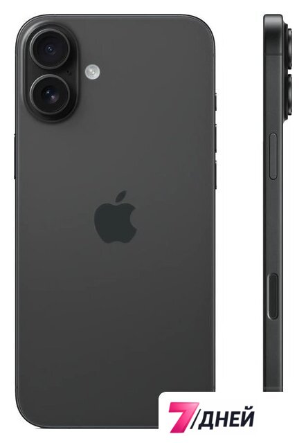 Телефон Apple iPhone 16 Plus Dual eSim 512GB (черный) - Изображение №2 — Интернет-магазин 7 дней