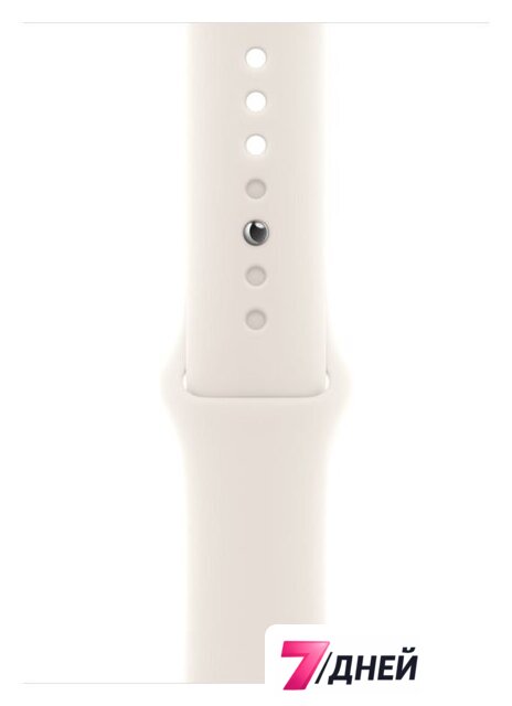 Умные часы Apple Watch SE 3 44 мм (алюминиевый корпус, звездный свет/звездный свет, спортивный силиконовый ремешок S/M) - Изображение №3 — Интернет-магазин 7 дней