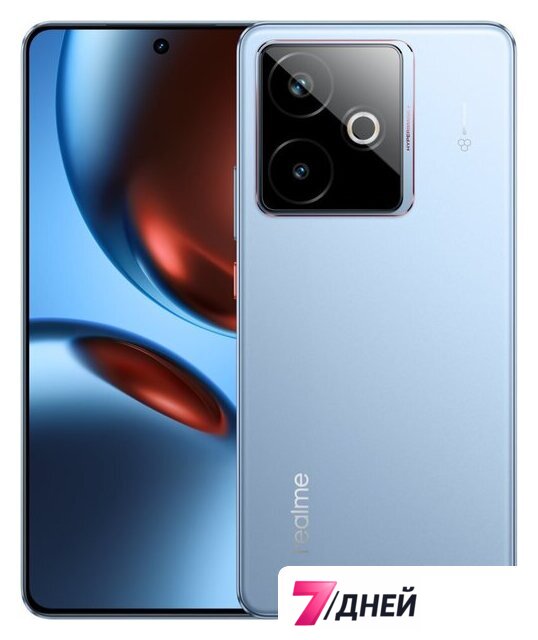 Телефон Realme GT7 T RMX5085 12GB/512GB международная версия (ледяной синий) - Изображение №1 — Интернет-магазин 7 дней
