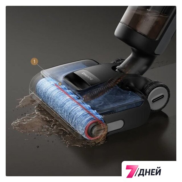 Вертикальный моющий пылесос Dreame H15 Pro Wet and Dry Vacuum Cleaner HHR46A (евровилка) - Изображение №6 — Интернет-магазин 7 дней