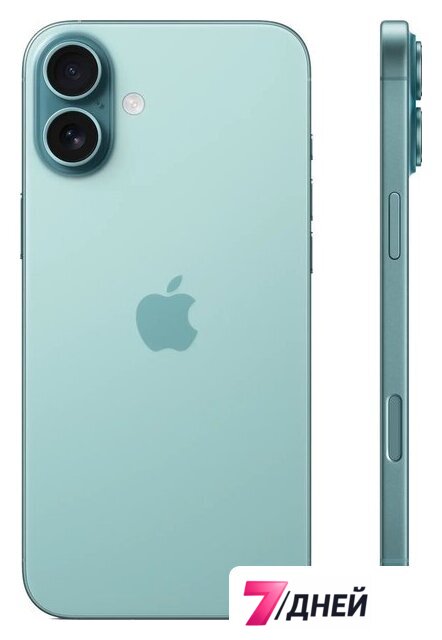 Телефон Apple iPhone 16 Plus Dual eSim 512GB (бирюзовый) - Изображение №2 — Интернет-магазин 7 дней