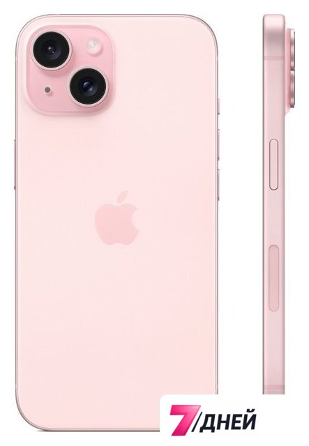 Телефон Apple iPhone 15 128GB (розовый) - Изображение №2 — Интернет-магазин 7 дней