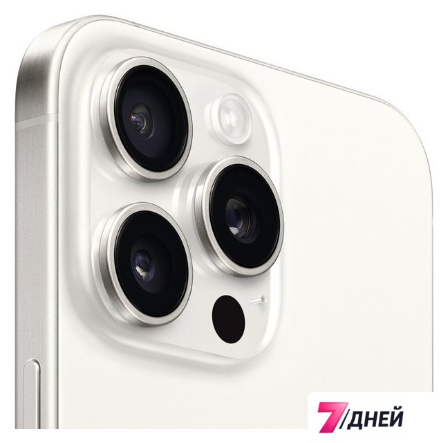 Телефон Apple iPhone 15 Pro Max eSIM 256GB (белый титан) - Изображение №4 — Интернет-магазин 7 дней