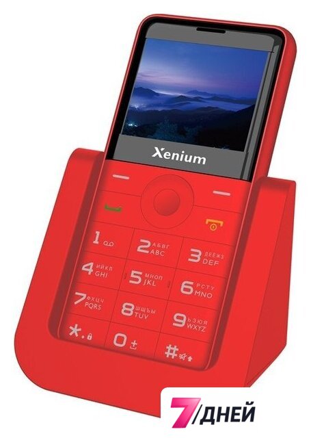 Кнопочный телефон Xenium X700 (красный) - Изображение №7 — Интернет-магазин 7 дней