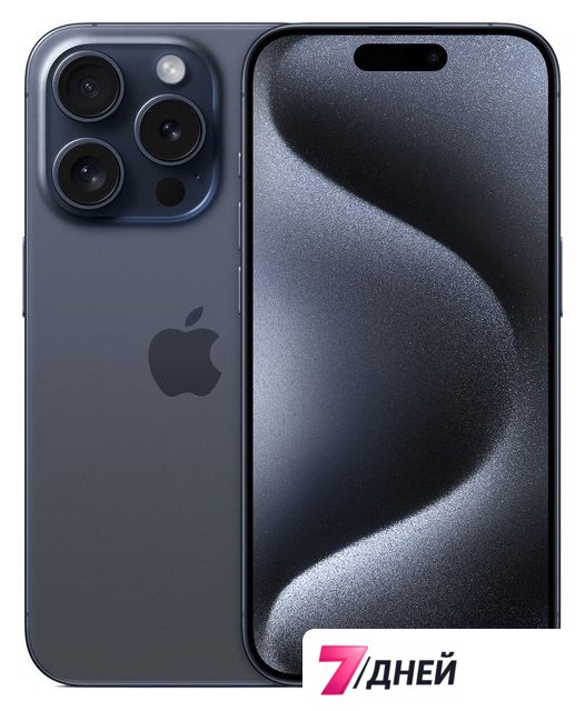 Телефон Apple iPhone 15 Pro 256GB (синий титан) - Изображение №1 — Интернет-магазин 7 дней