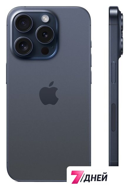 Телефон Apple iPhone 15 Pro 256GB (синий титан) - Изображение №2 — Интернет-магазин 7 дней