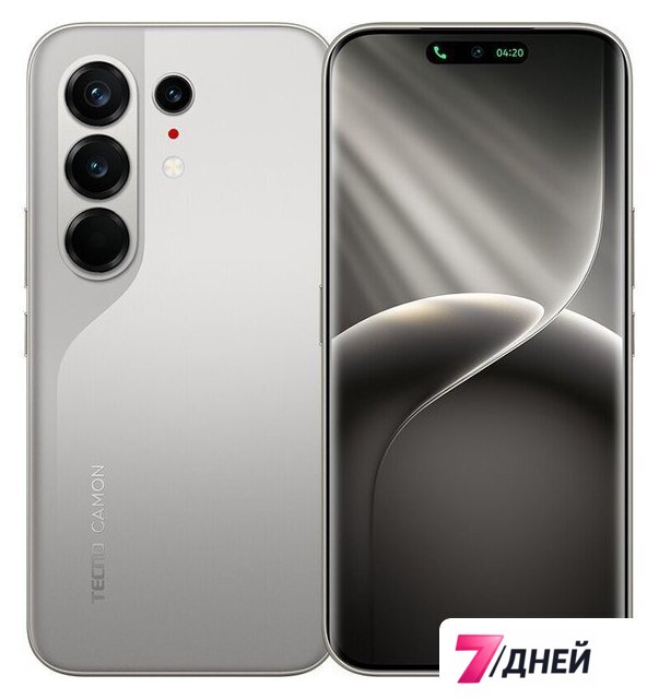 Телефон Tecno Camon 50 Ultra CN7c 12GB/256GB (титановый) - Изображение №1 — Интернет-магазин 7 дней