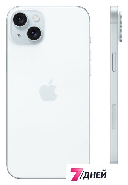 Телефон Apple iPhone 15 Plus 128GB (голубой) - Изображение №2 — Интернет-магазин 7 дней