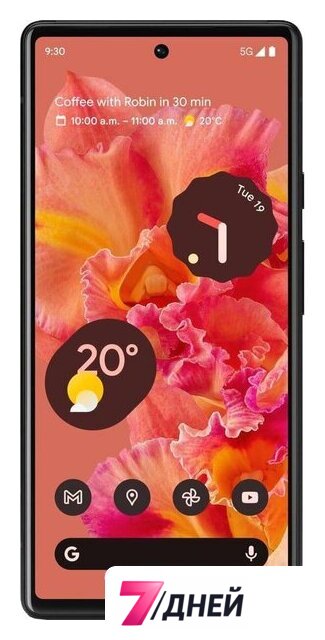 Телефон Google Pixel 6 8GB/128GB (коралловый) - Изображение №2 — Интернет-магазин 7 дней