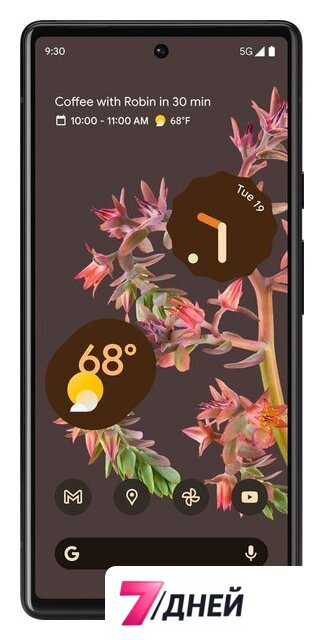 Телефон Google Pixel 6 8GB/128GB (черный) - Изображение №2 — Интернет-магазин 7 дней