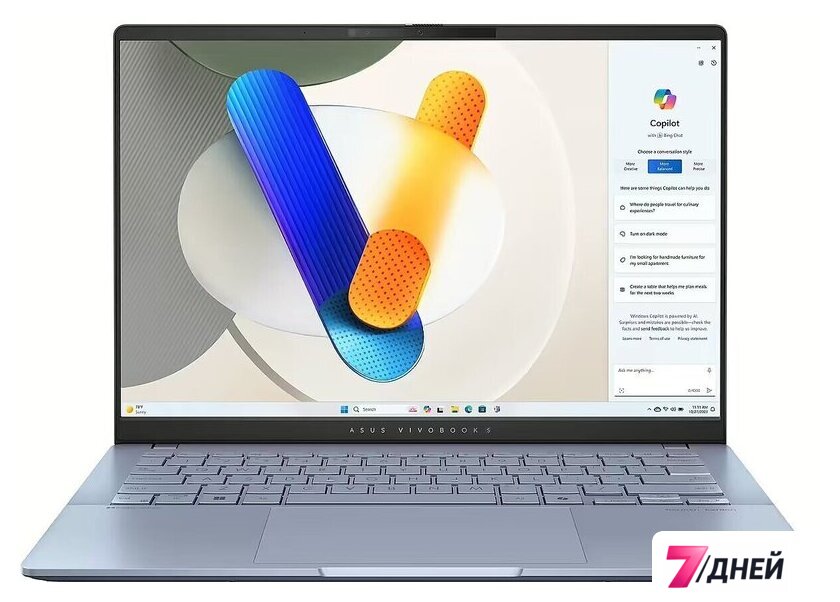 Ноутбук ASUS Vivobook S 14 OLED S5406SA258-0ECBXBJX20 - Изображение №1 — Интернет-магазин 7 дней